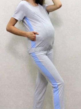 Спорт.костюм. для беременных и кормящих лакоста Светло-Серый 016 VILENA