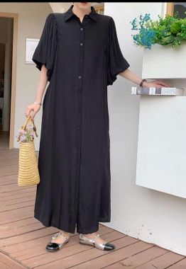 Платье шёлк Чёрный 72403 Гуанчжоу