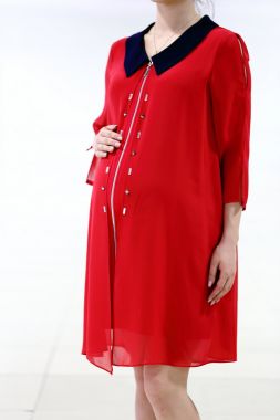 Платье красный 5419 BUSA Турция